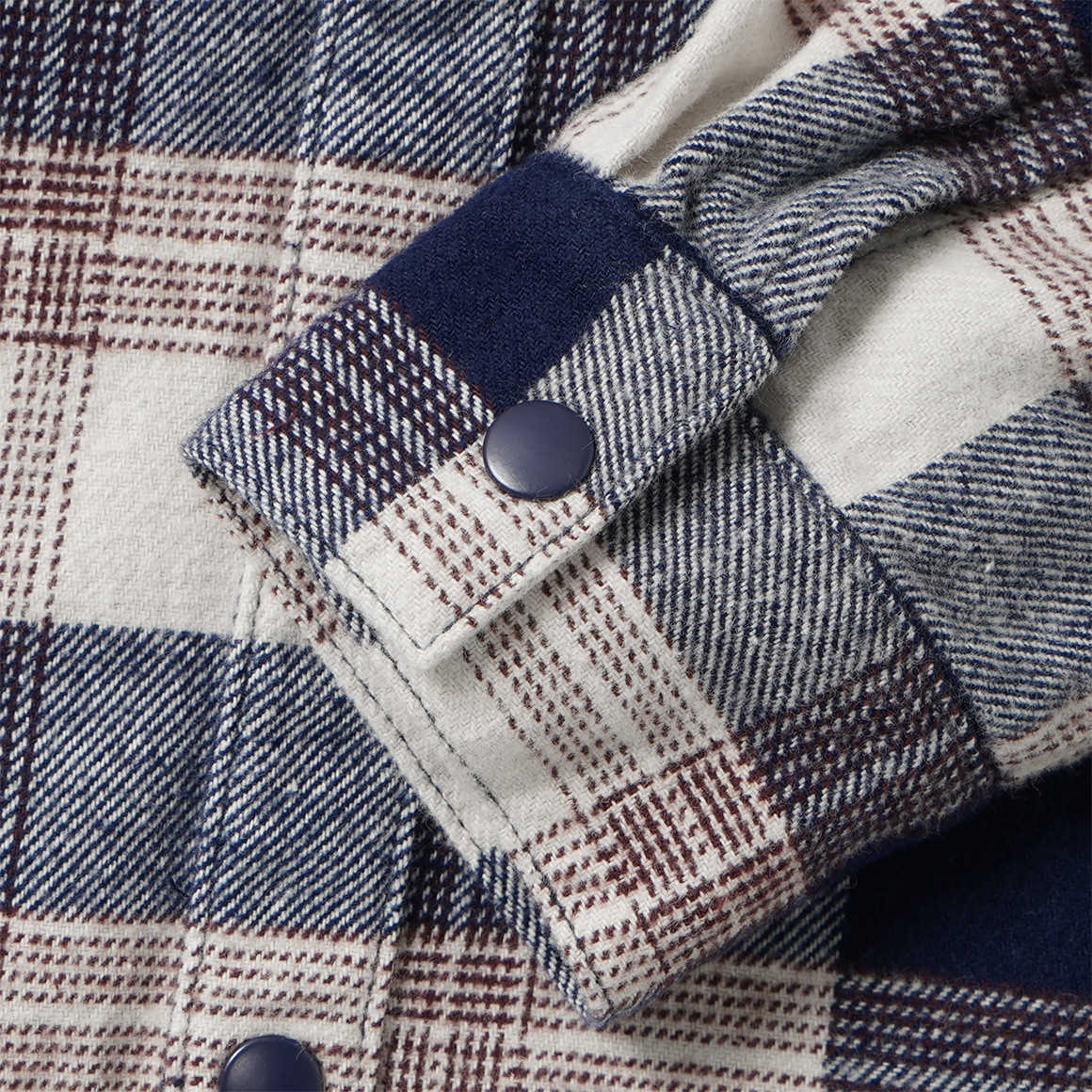 Jungen Flanellhemd mit Sweatkapuze