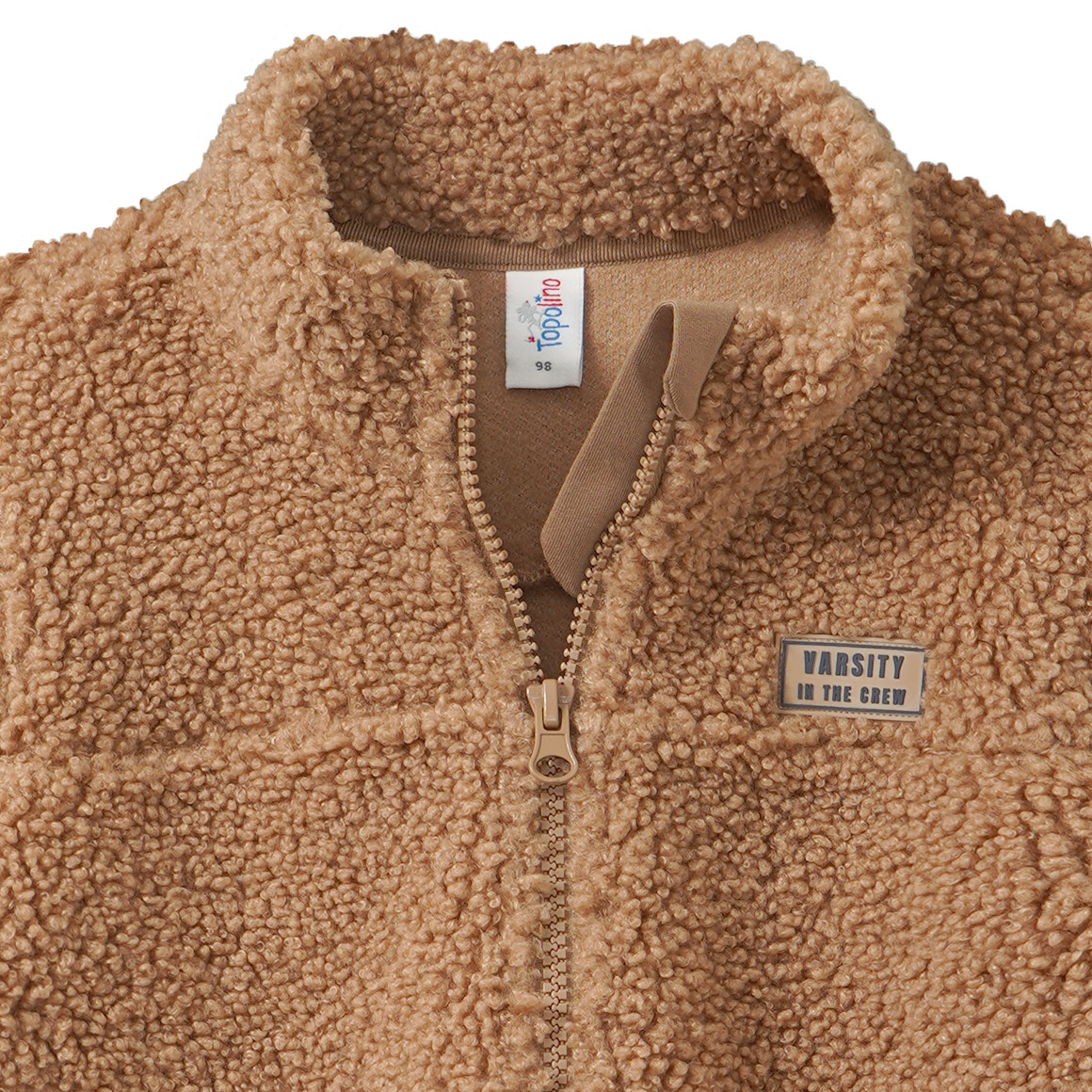 Jungen Teddyjacke mit Stehkragen