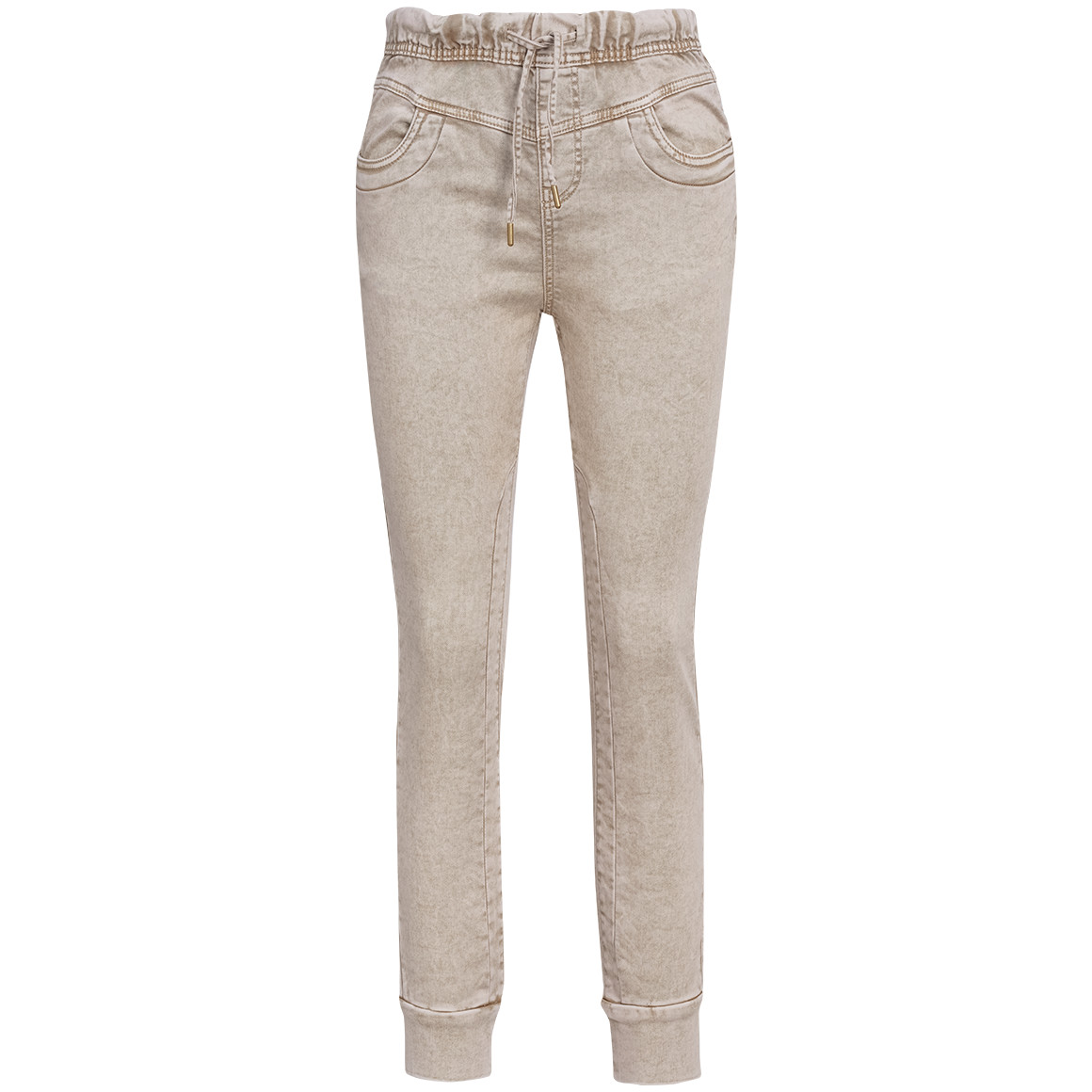 Damen Jeggings mit Used-Waschung