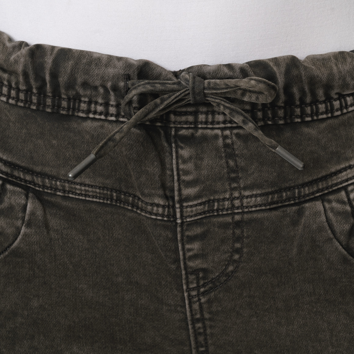 Damen Jeggings mit Used-Waschung