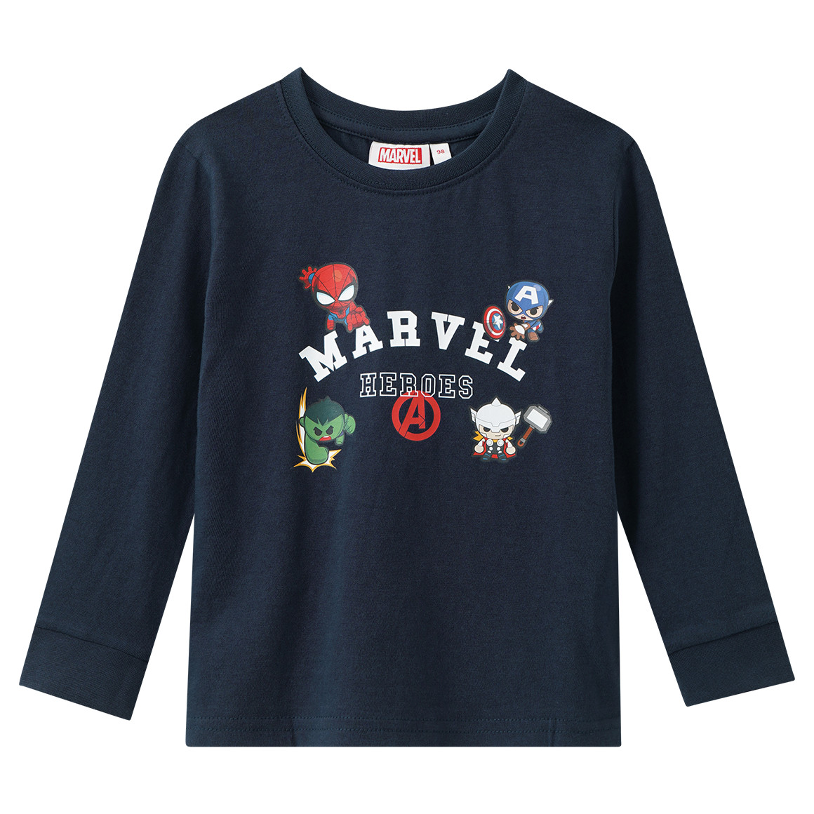 MARVEL heroes Langarmshirt mit Print