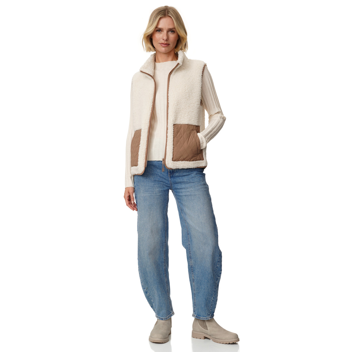 Damen Barrel-Jeans im Five-Pocket-Style