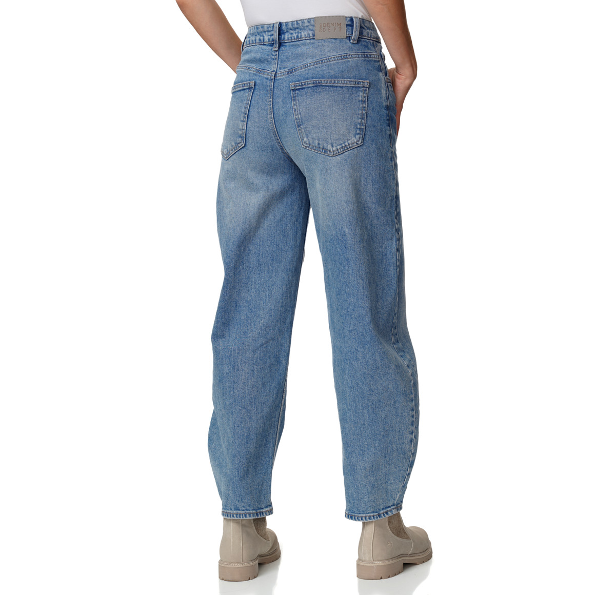 Damen Barrel-Jeans im Five-Pocket-Style