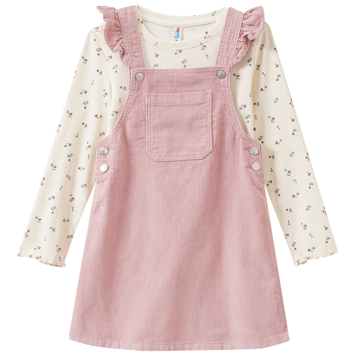 Mädchen Set mit Blumen-Muster