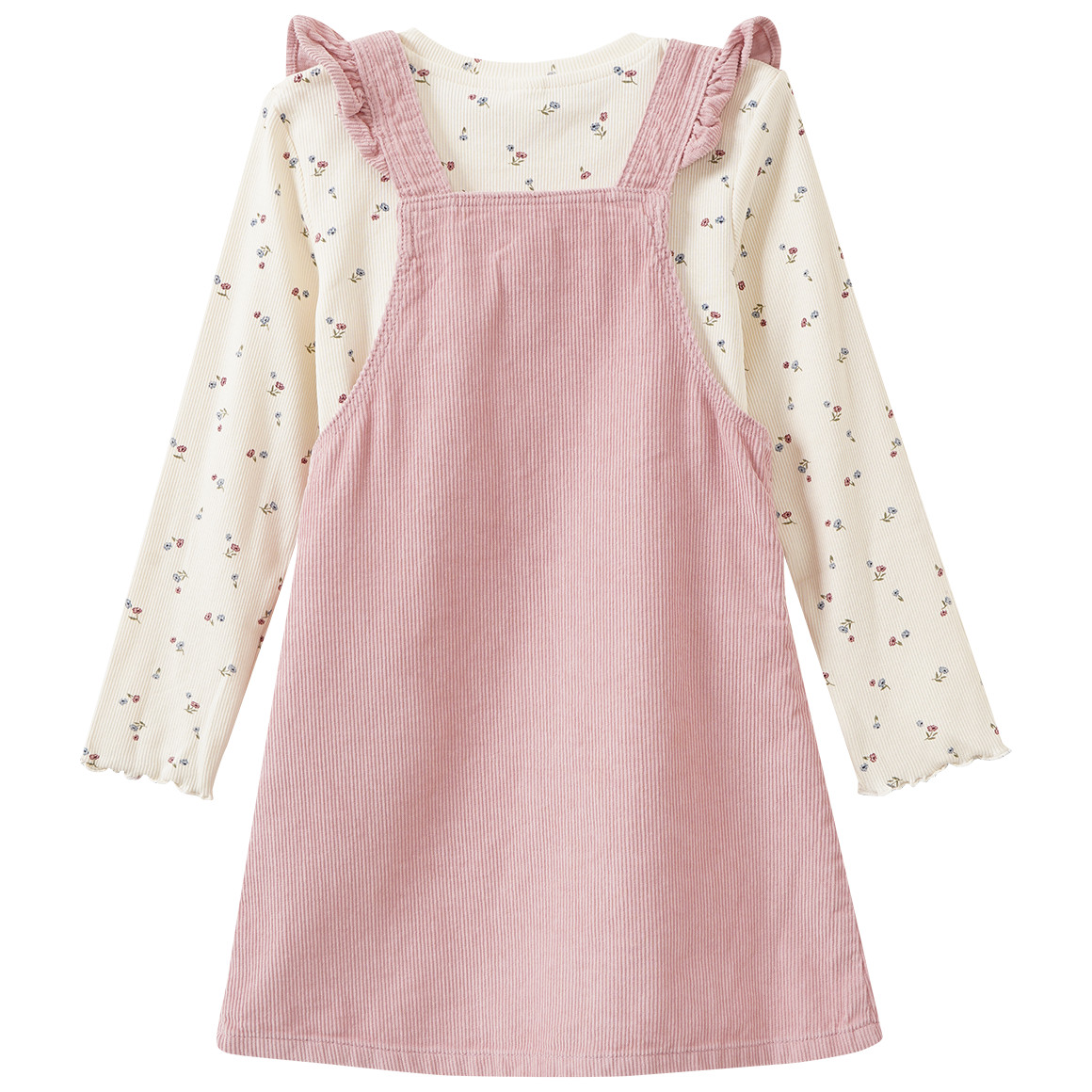 Mädchen Set mit Blumen-Muster