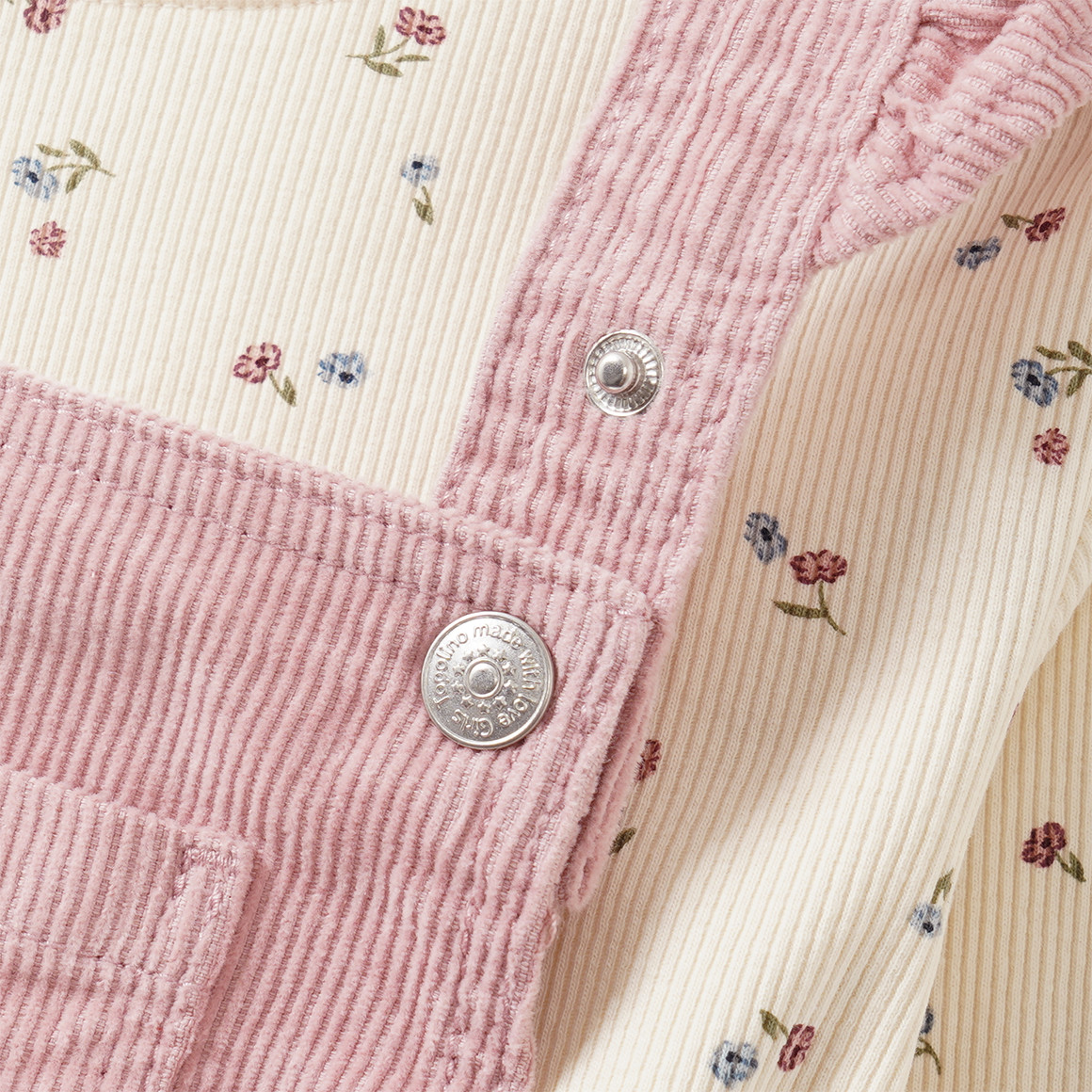 Mädchen Set mit Blumen-Muster
