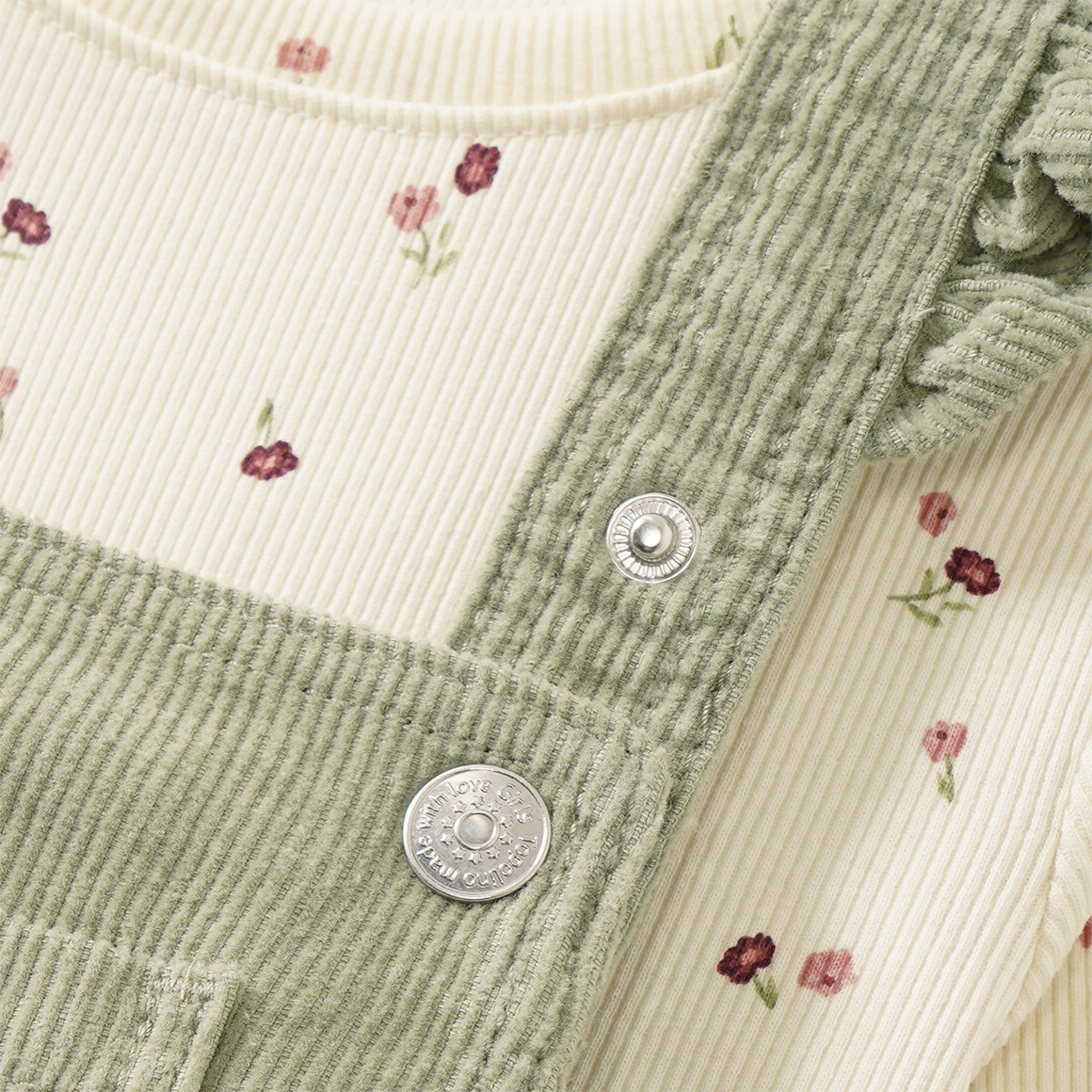 Mädchen Set mit Blumen-Muster