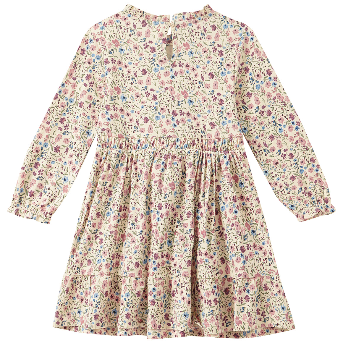 Mädchen Kleid mit Blumen-Allover
