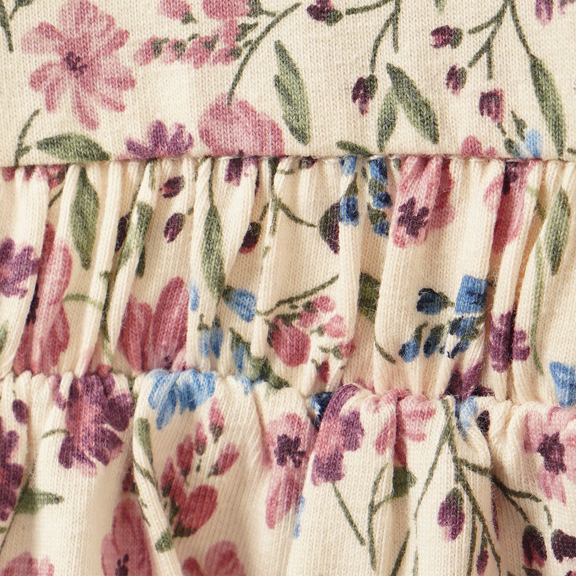 Mädchen Kleid mit Blumen-Allover