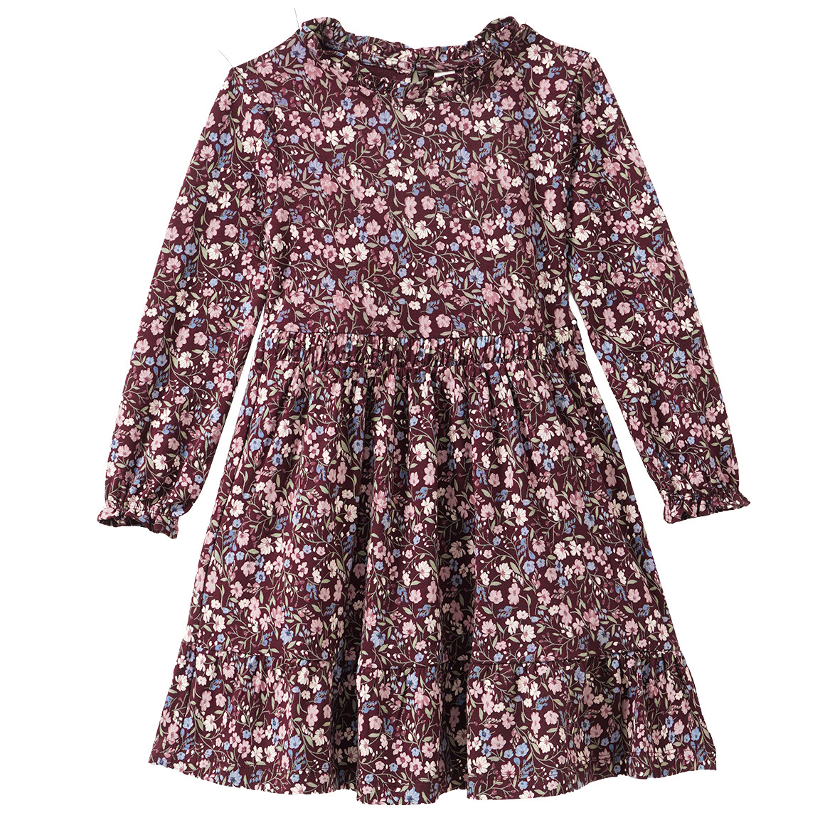 Mädchen Kleid mit Blumen-Allover