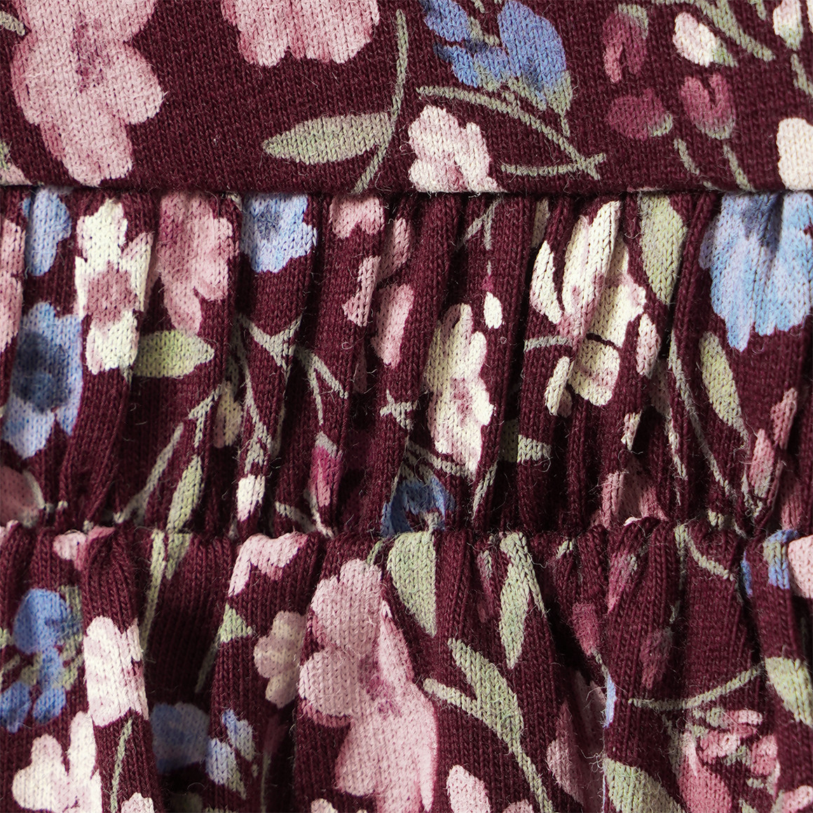 Mädchen Kleid mit Blumen-Allover