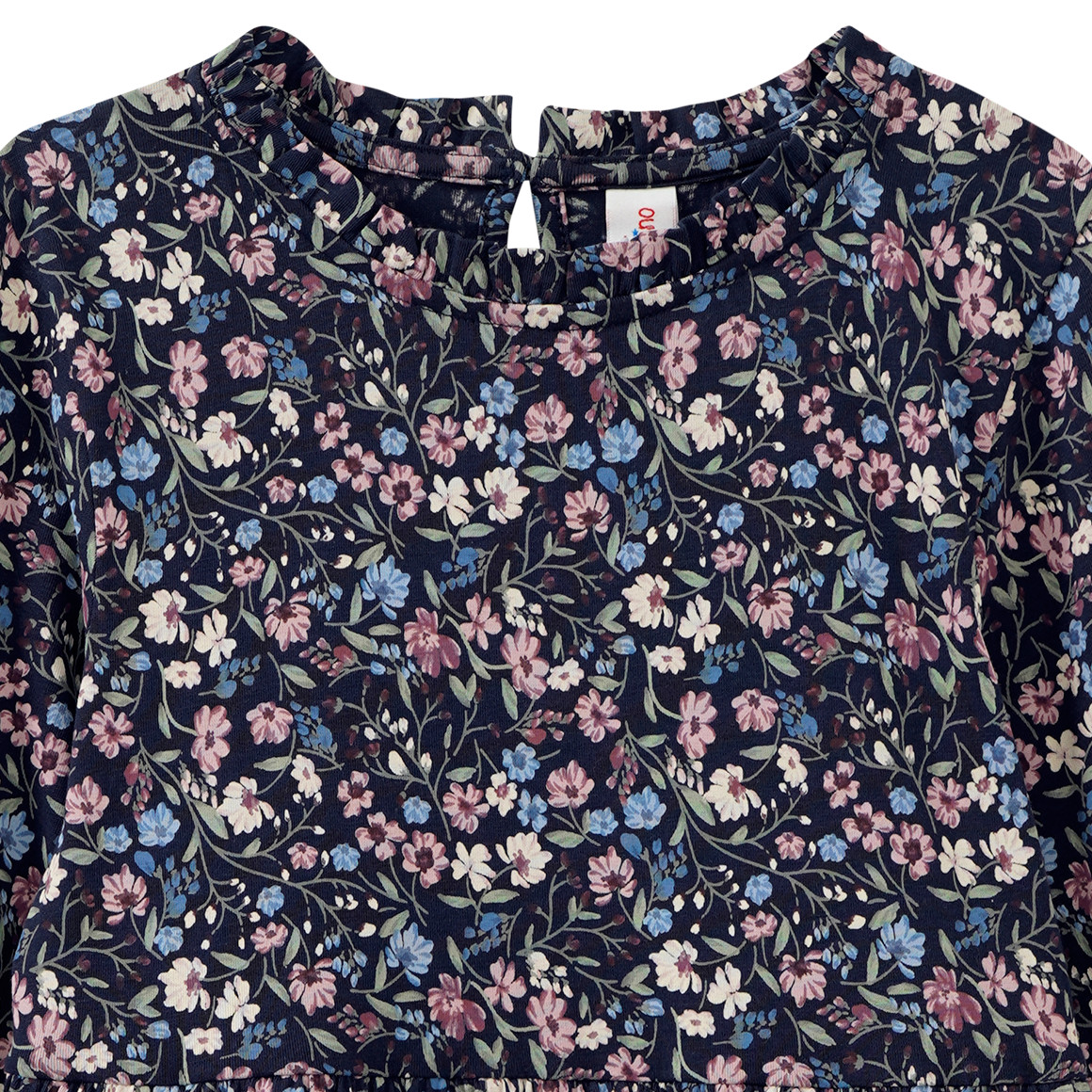 Mädchen Kleid mit Blumen-Allover