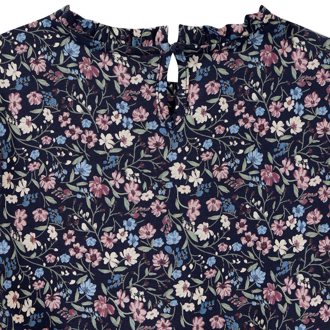 Mädchen Kleid mit Blumen-Allover