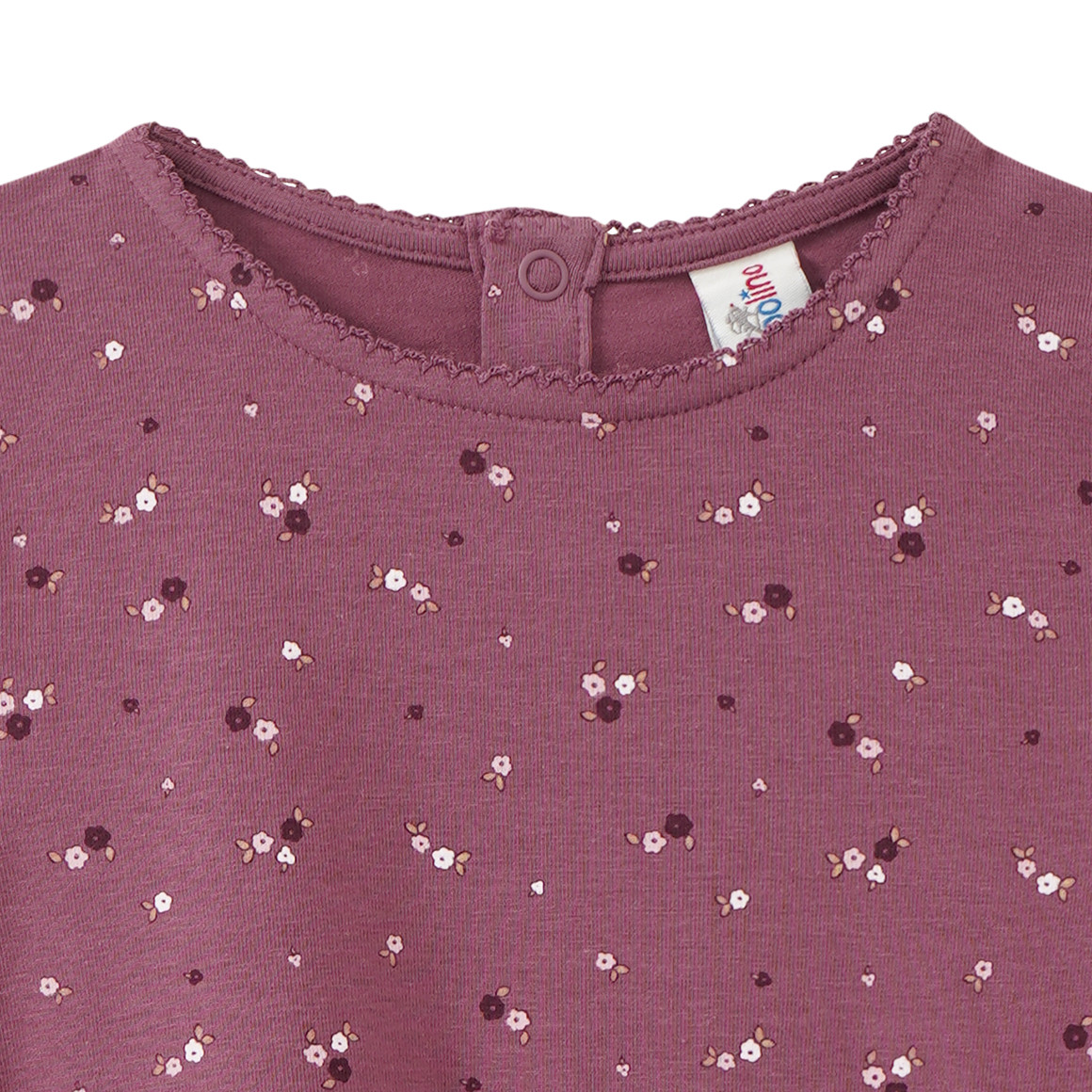 Mädchen Kleid mit Blümchen-Allover