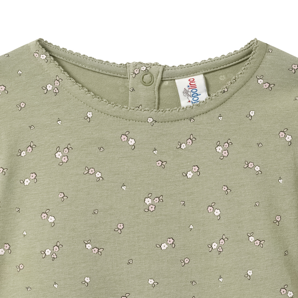 Mädchen Kleid mit Blümchen-Allover
