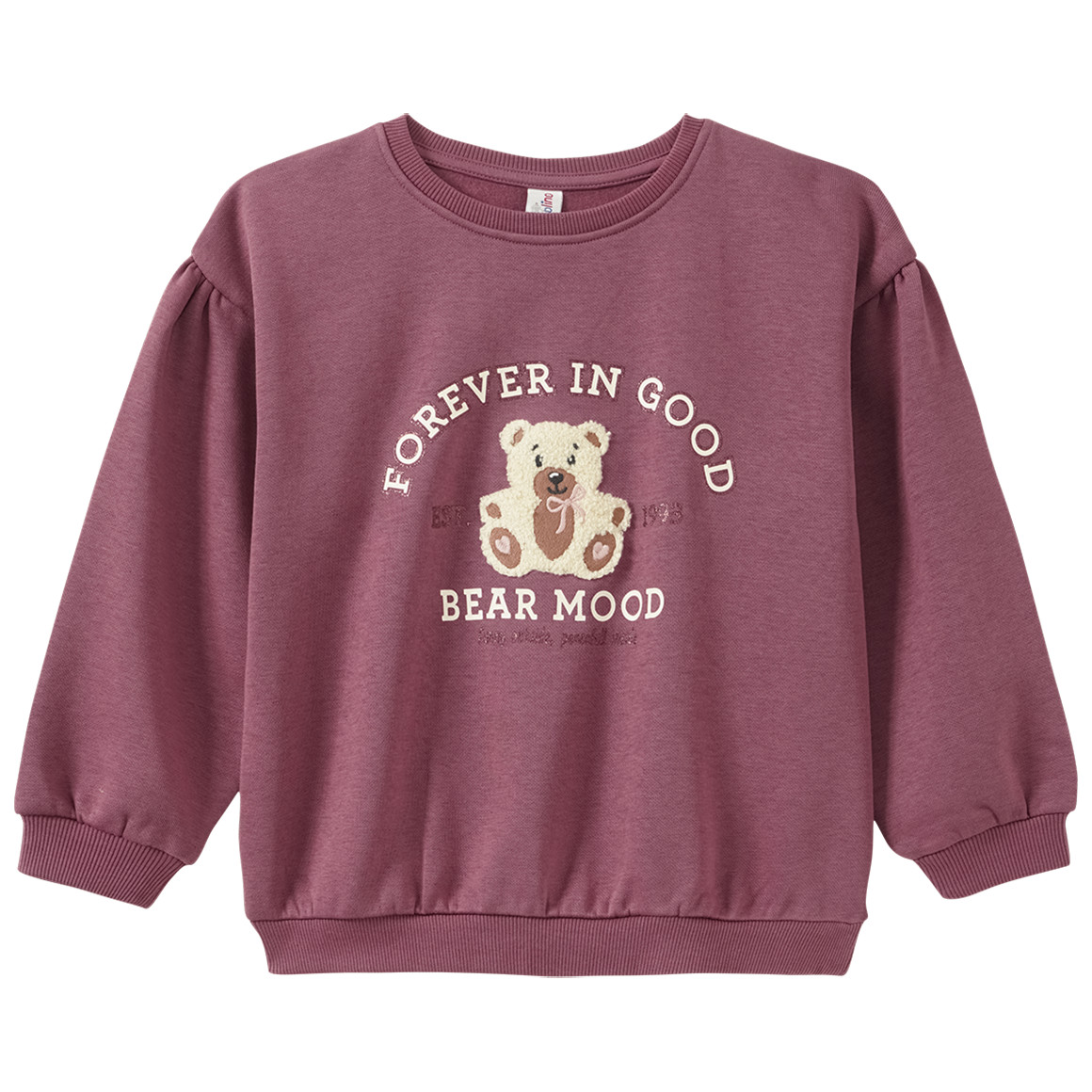 Mädchen Sweatshirt mit Bären-Print 