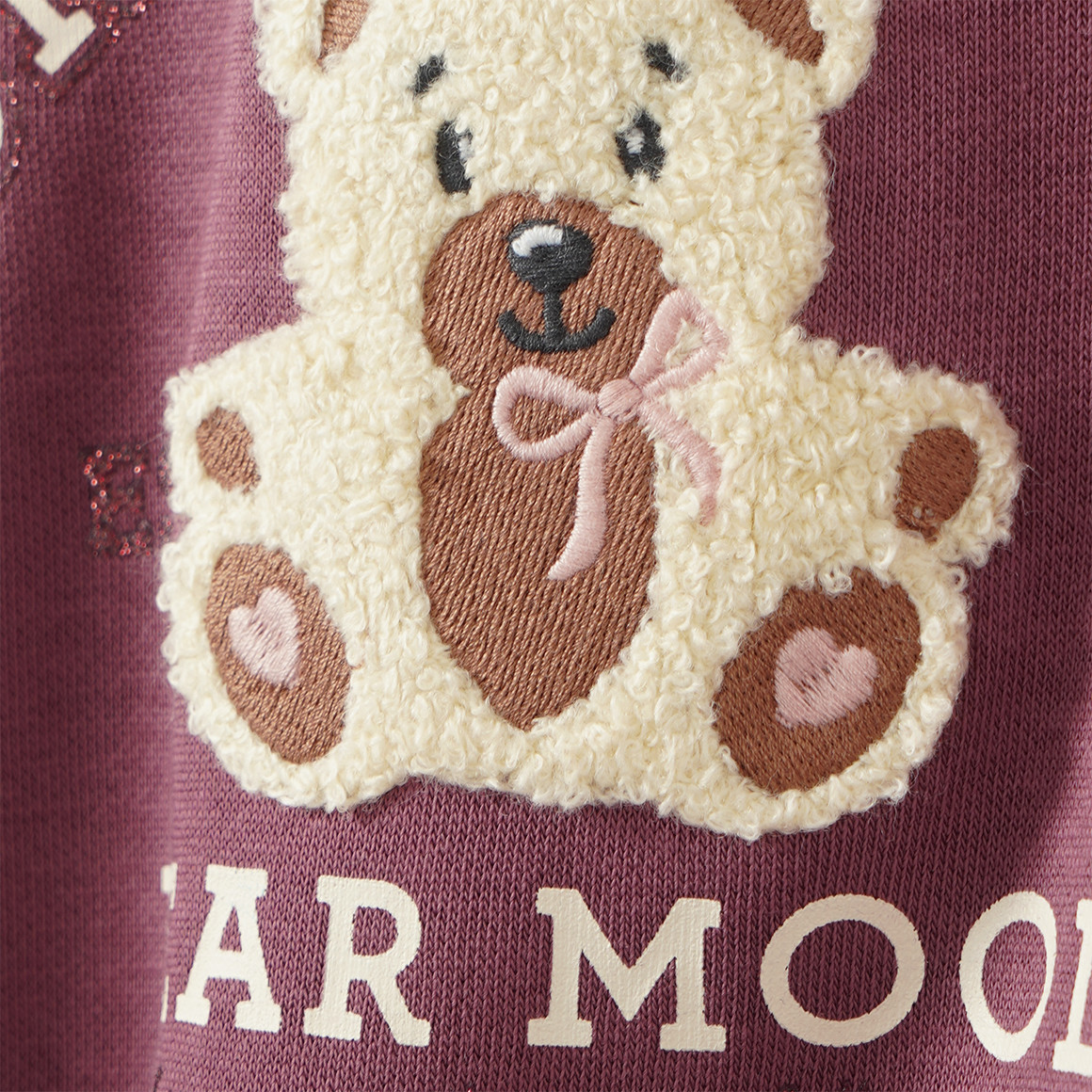 Mädchen Sweatshirt mit Bären-Print 