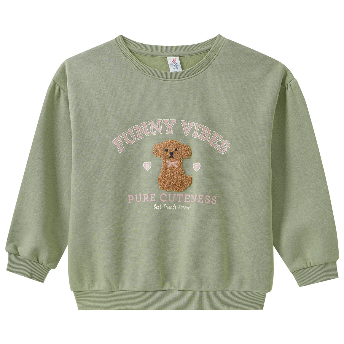 Mädchen Sweatshirt mit Bären-Print 