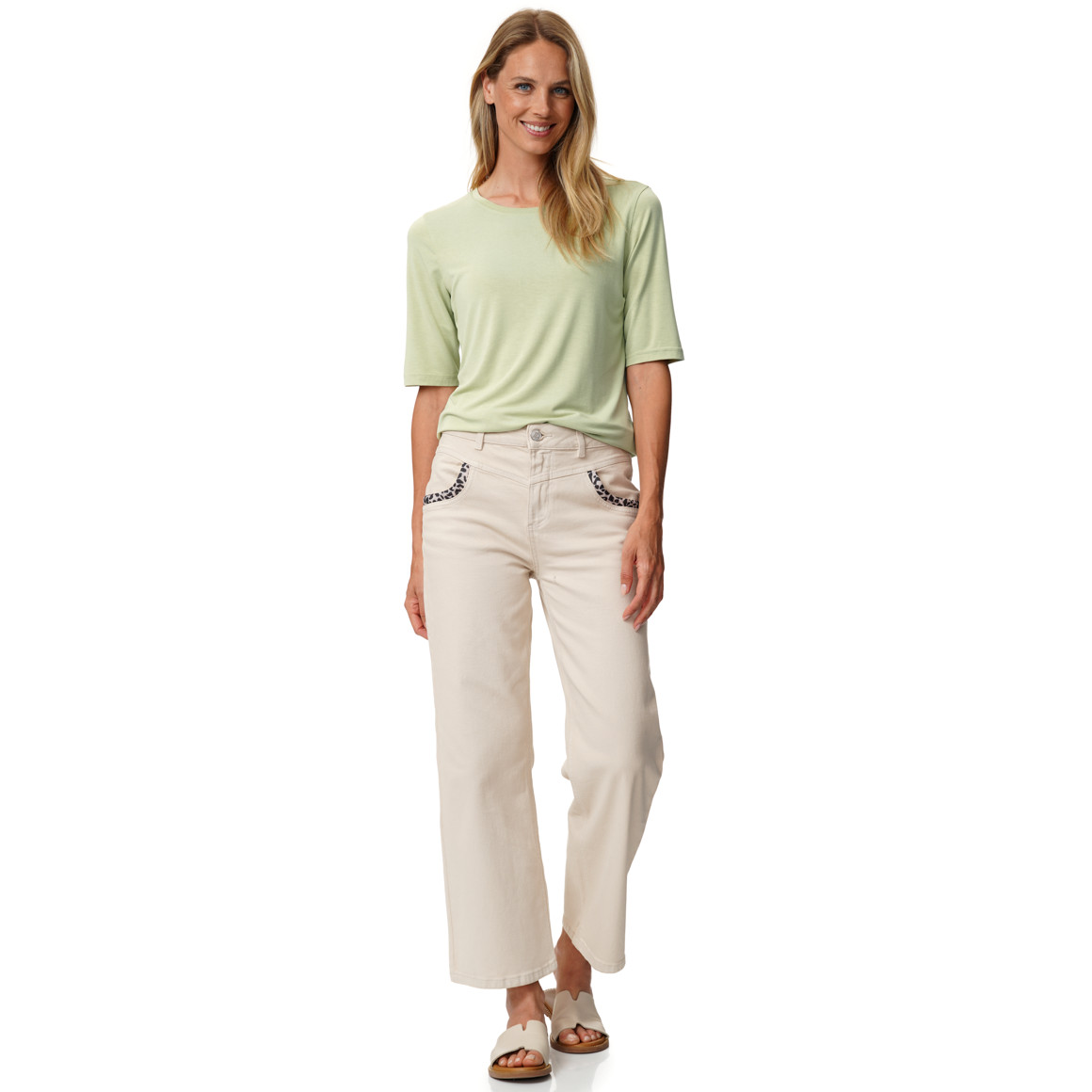 Damen T-Shirt aus Viskose-Mix