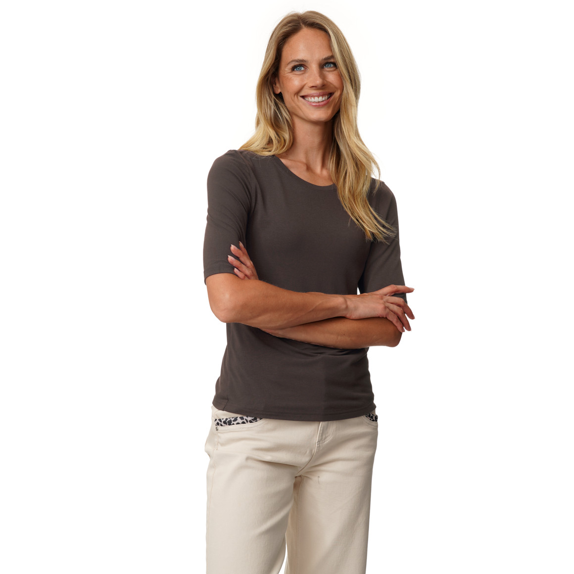 Damen T-Shirt aus Viskose-Mix