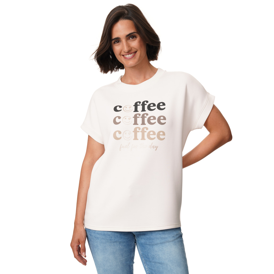 Damen Modal-T-Shirt mit Print