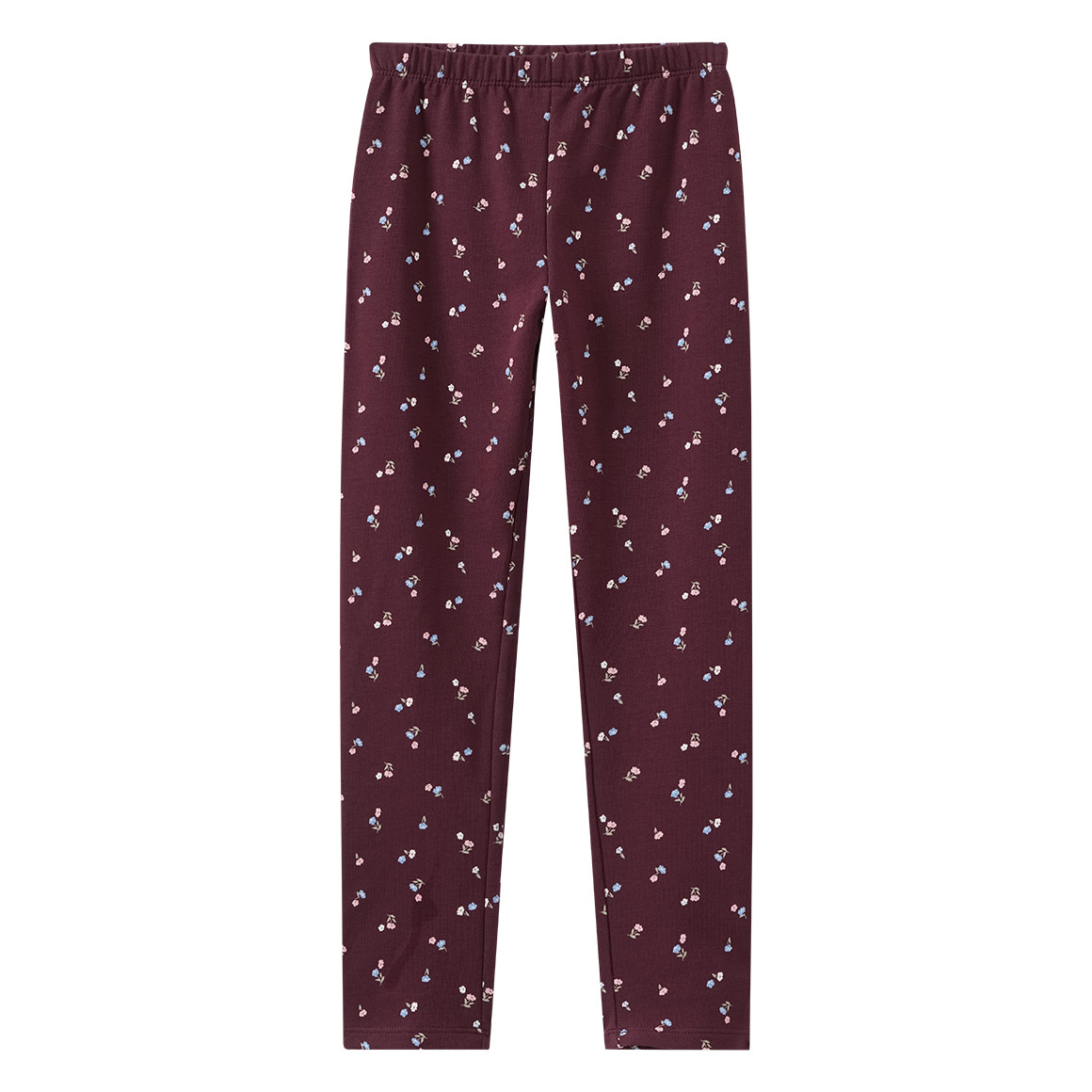 Mädchen Sweat-Leggings mit Blumen-Allover