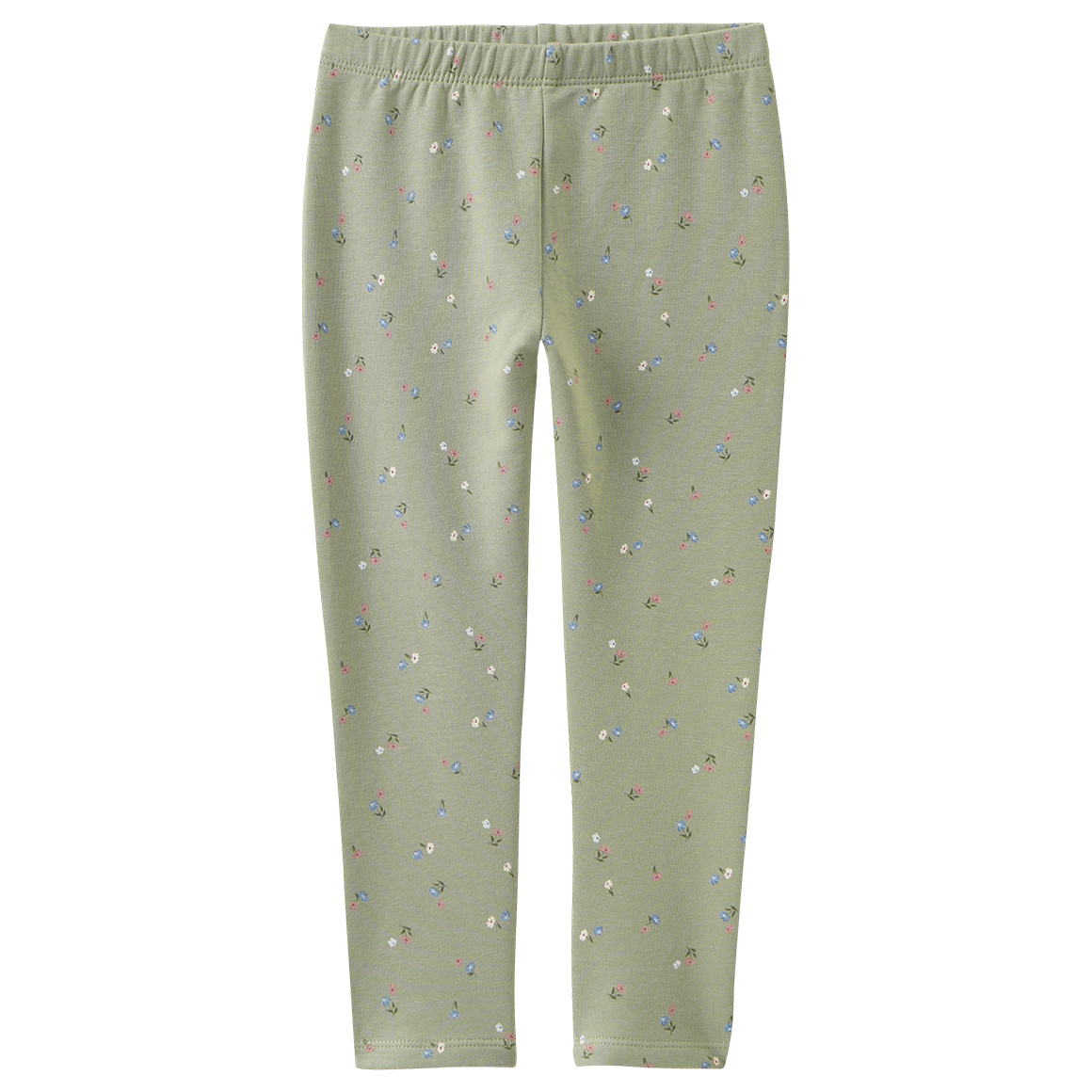Mädchen Sweat-Leggings mit Blumen-Allover
