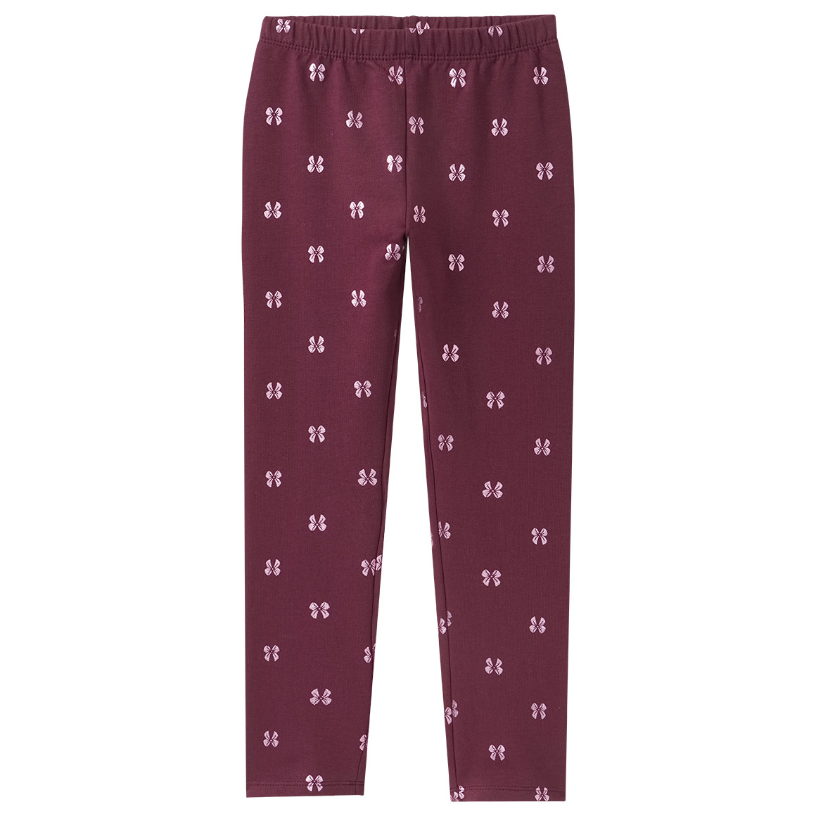 Mädchen Leggings mit Schleifen-Print