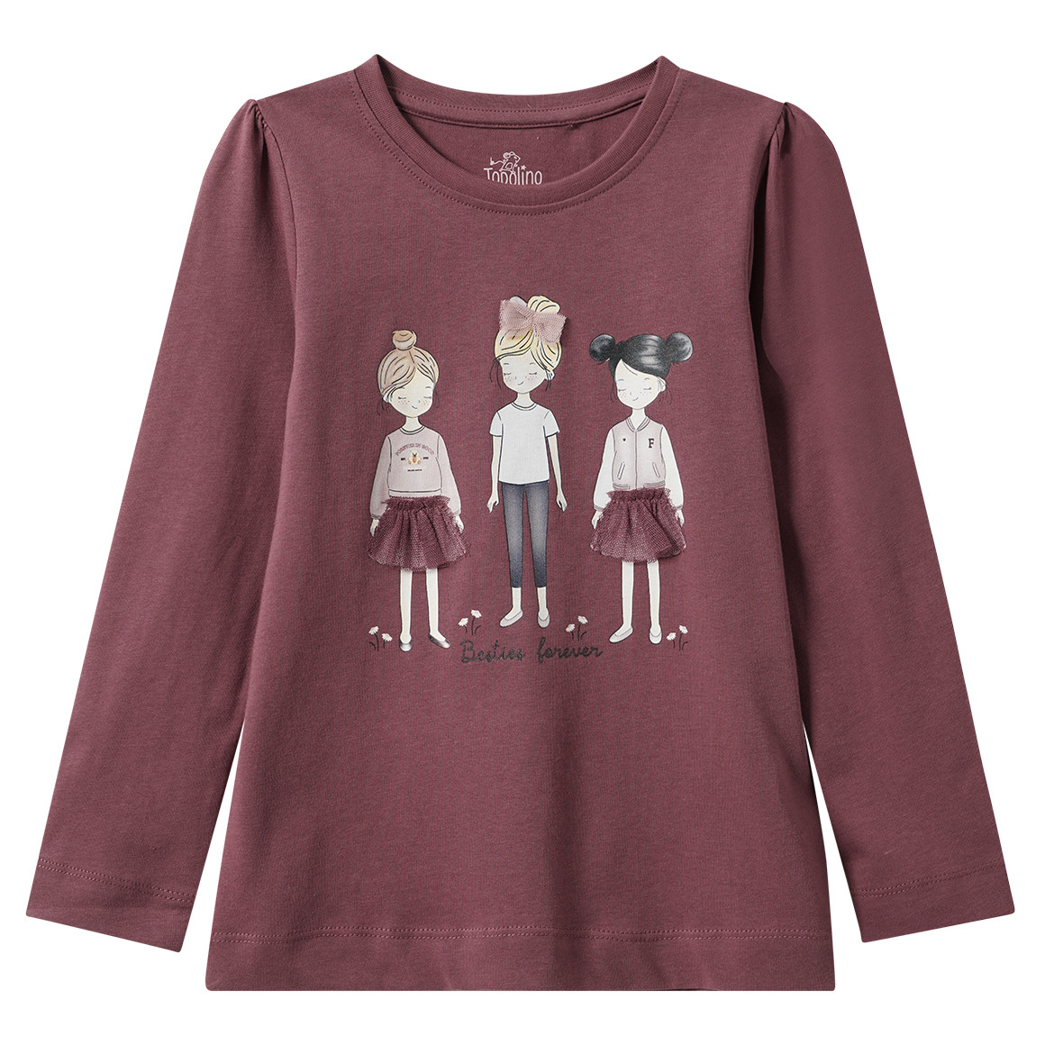 Mädchen Langarmshirt mit Print