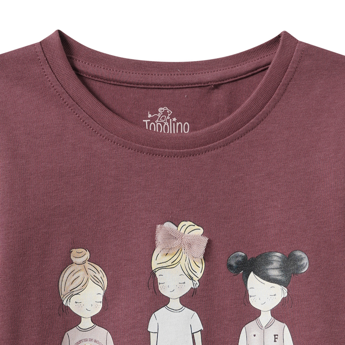 Mädchen Langarmshirt mit Print