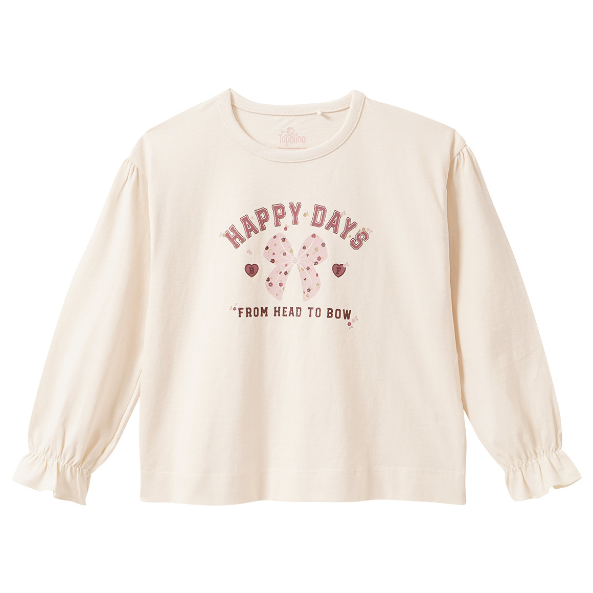 Mädchen Langarmshirt mit Print