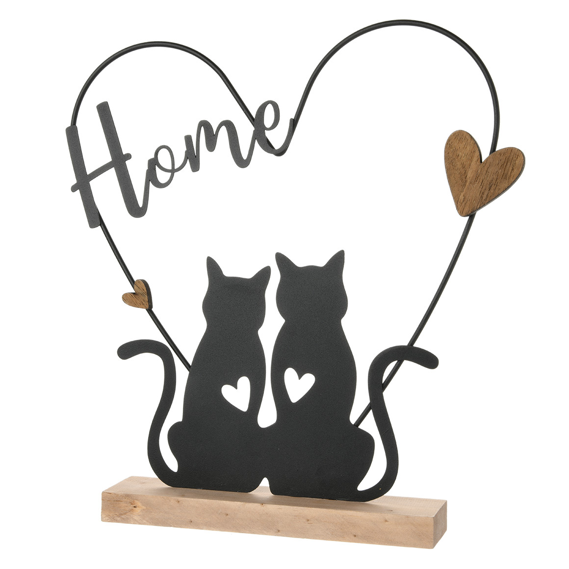 Dekoaufsteller mit Schriftzug