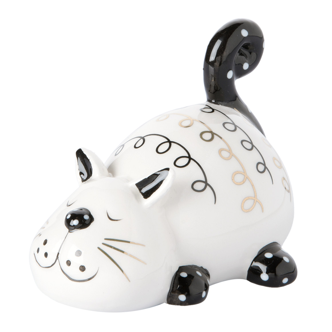 Deko-Figur Katze aus Keramik