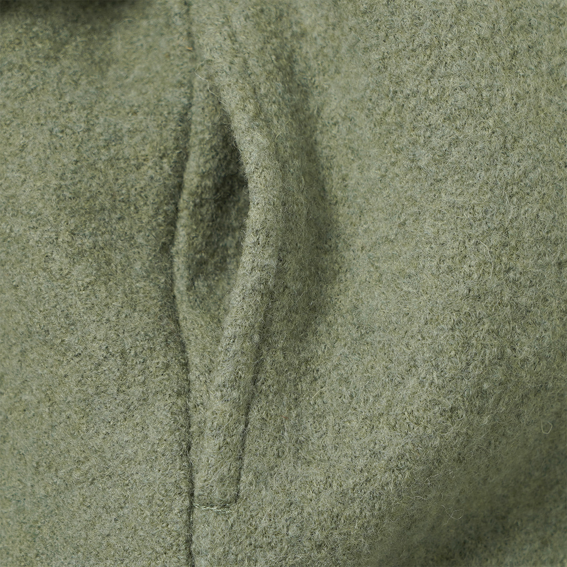 Baby Wollwalk-Blousonjacke mit Rippbündchen