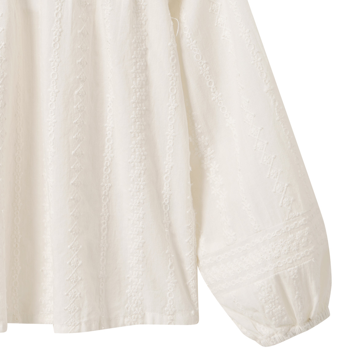 Mädchen Bluse mit Stickerei