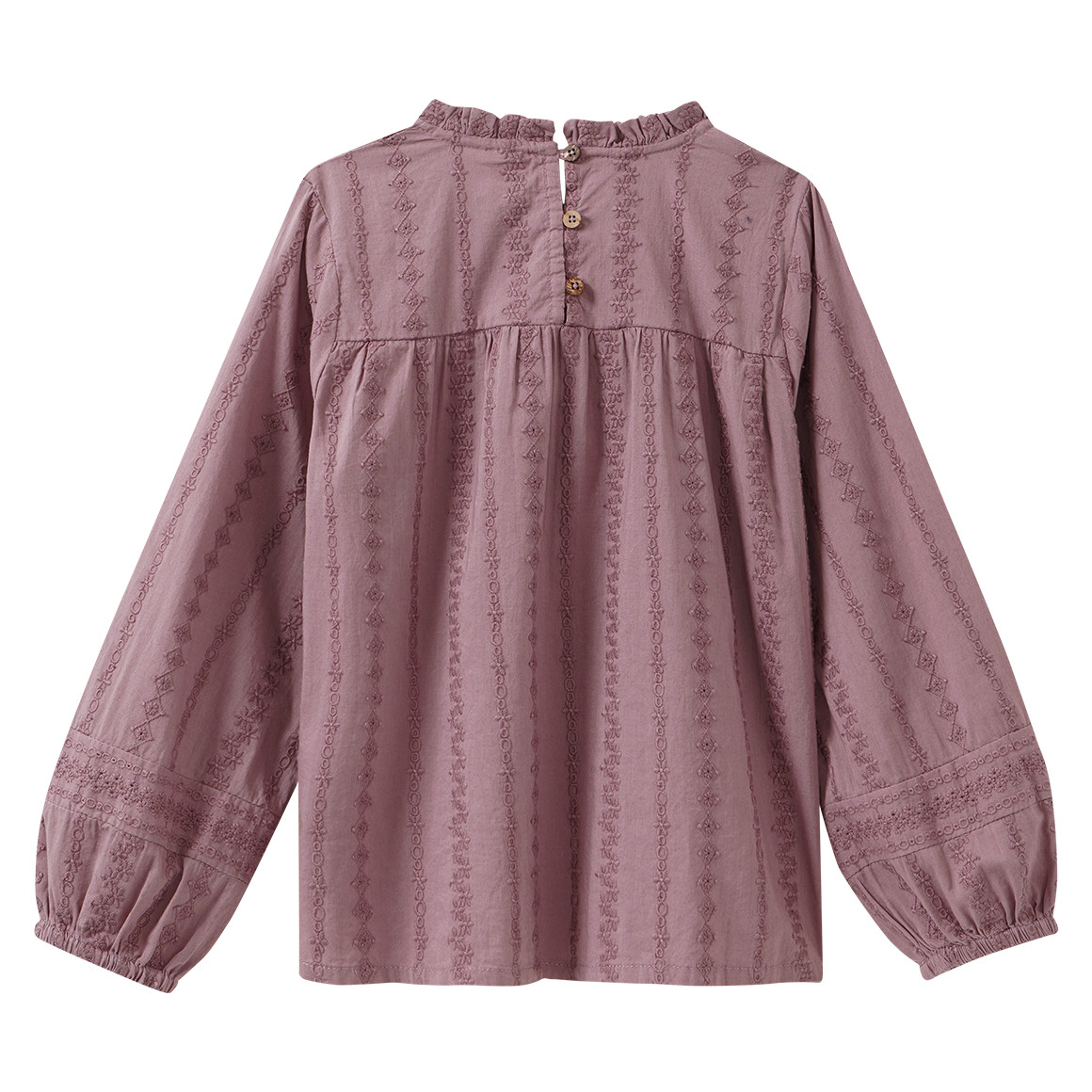 Mädchen Bluse mit Stickerei