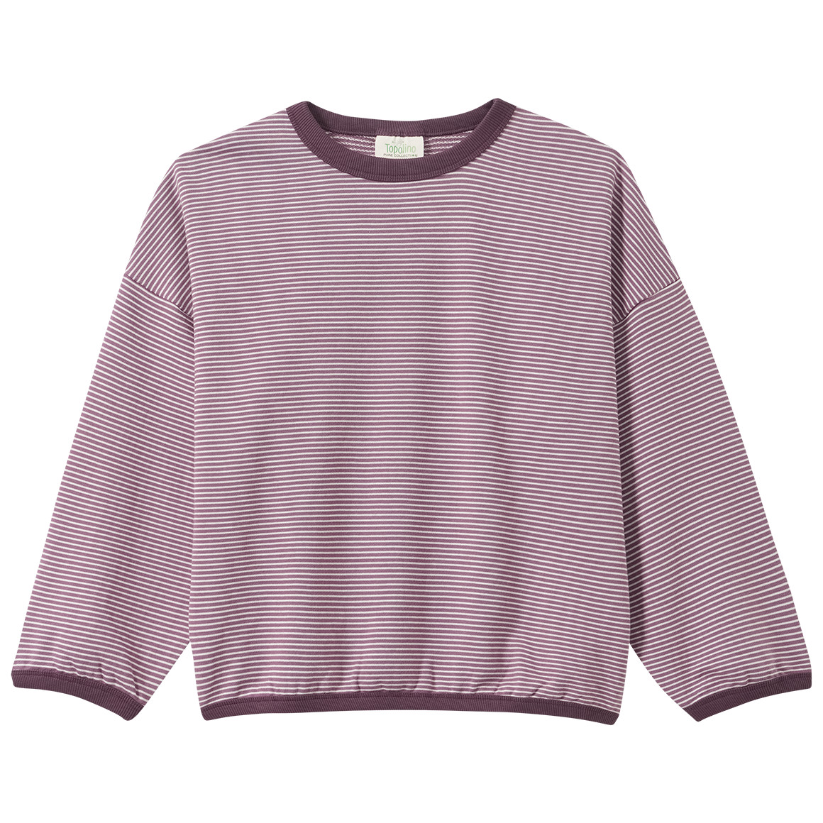 Mädchen Sweatshirt mit Streifen