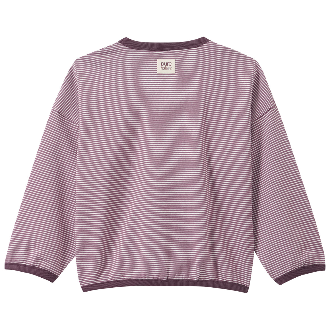 Mädchen Sweatshirt mit Streifen