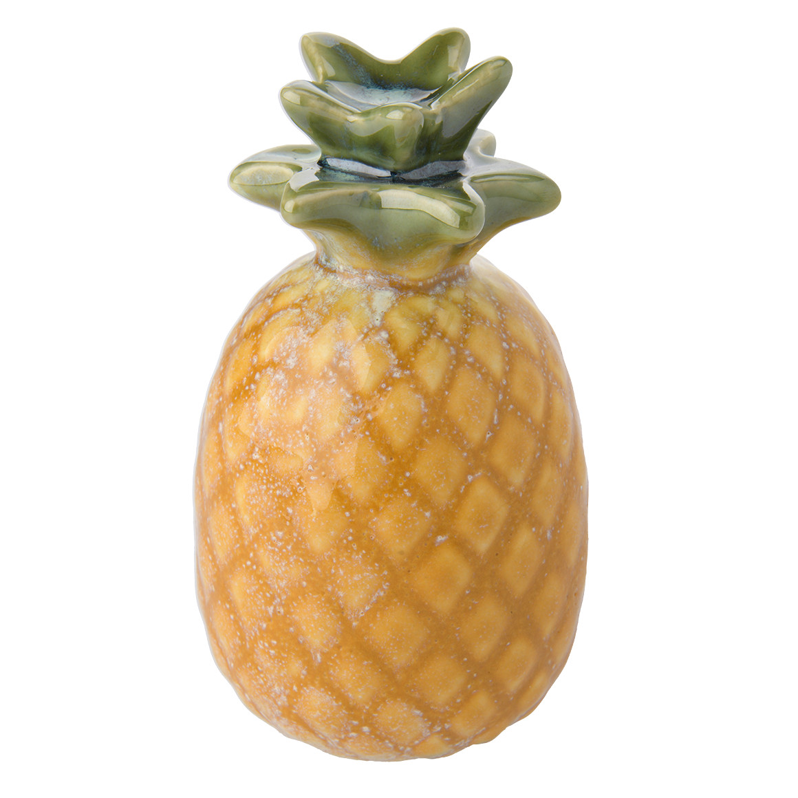 Deko Ananas in glänzender Optik