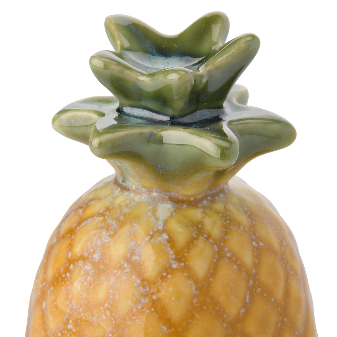Deko Ananas in glänzender Optik