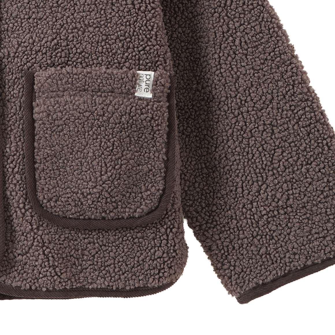 Mädchen Teddyjacke mit abnehmbaren Ärmeln