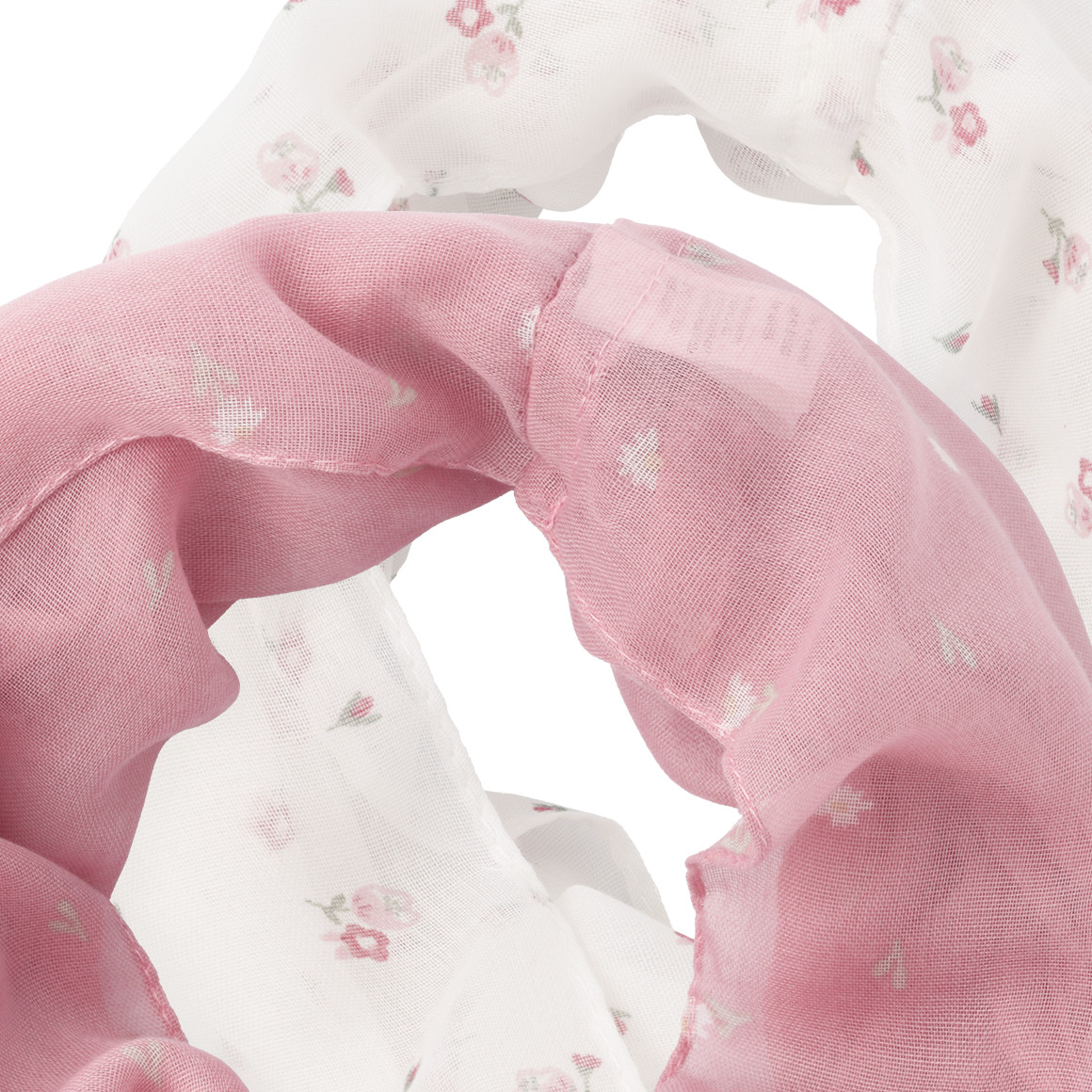 2 Mädchen Tücher mit Blumen-Muster