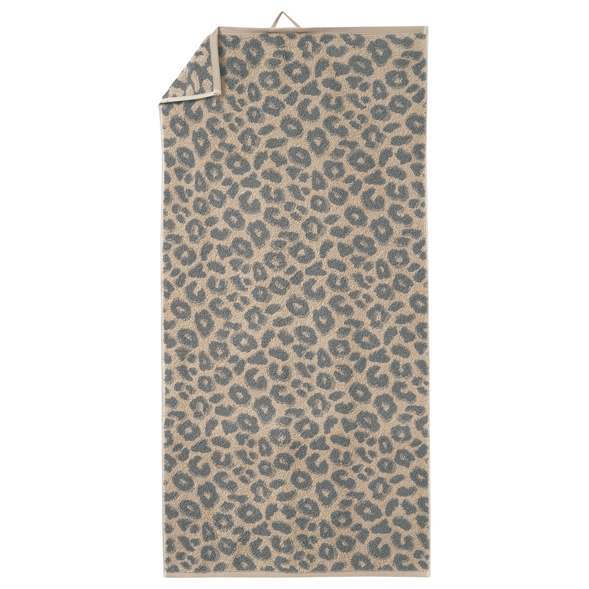 Handdoek met luipaardmotief all-over