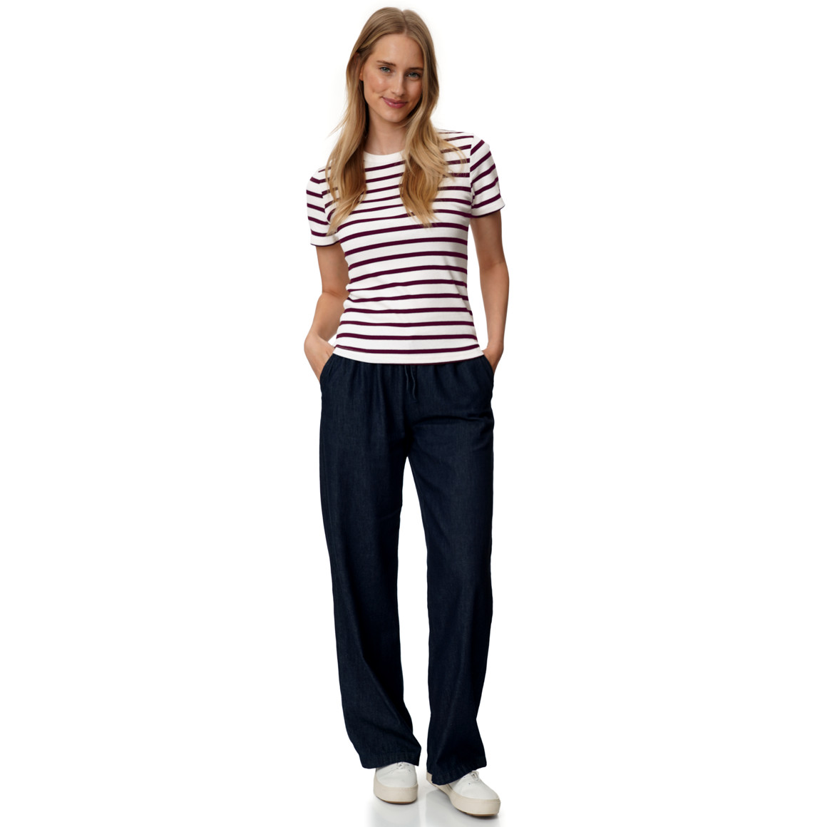Damen T-Shirt im Basic-Look