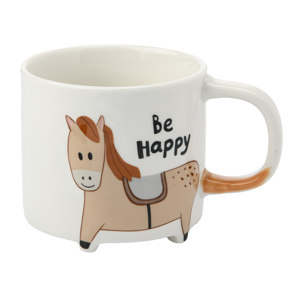 Tasse mit Pferd-Motiv