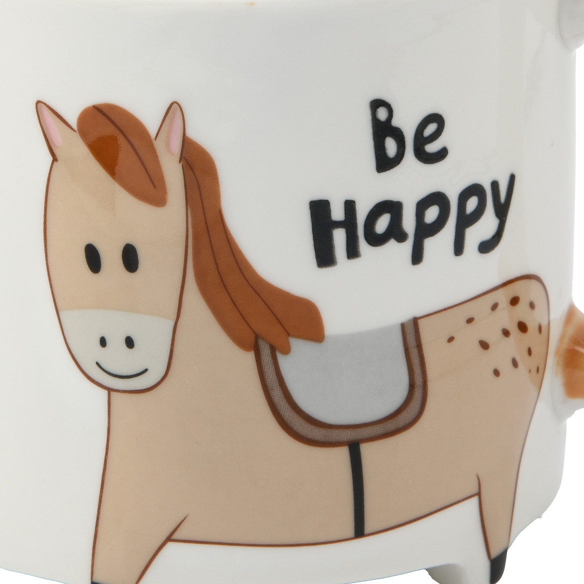 Tasse mit Pferd-Motiv