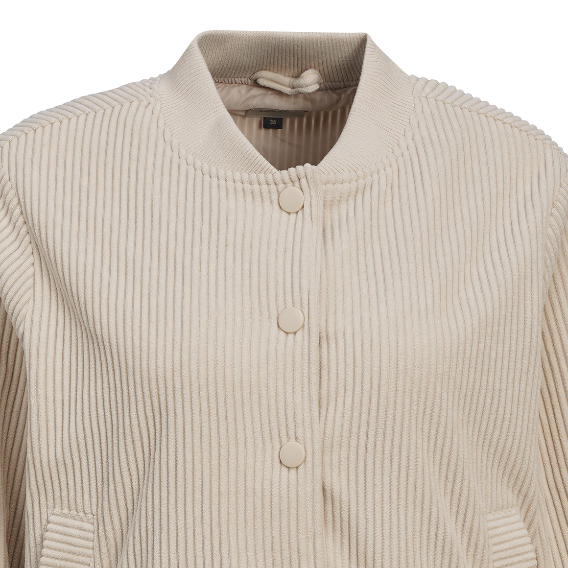 Damen Cordjacke mit Knopfleiste