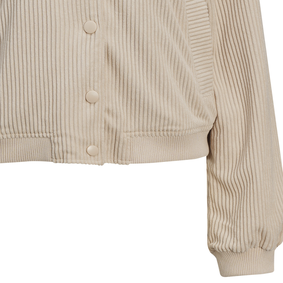 Damen Cordjacke mit Knopfleiste