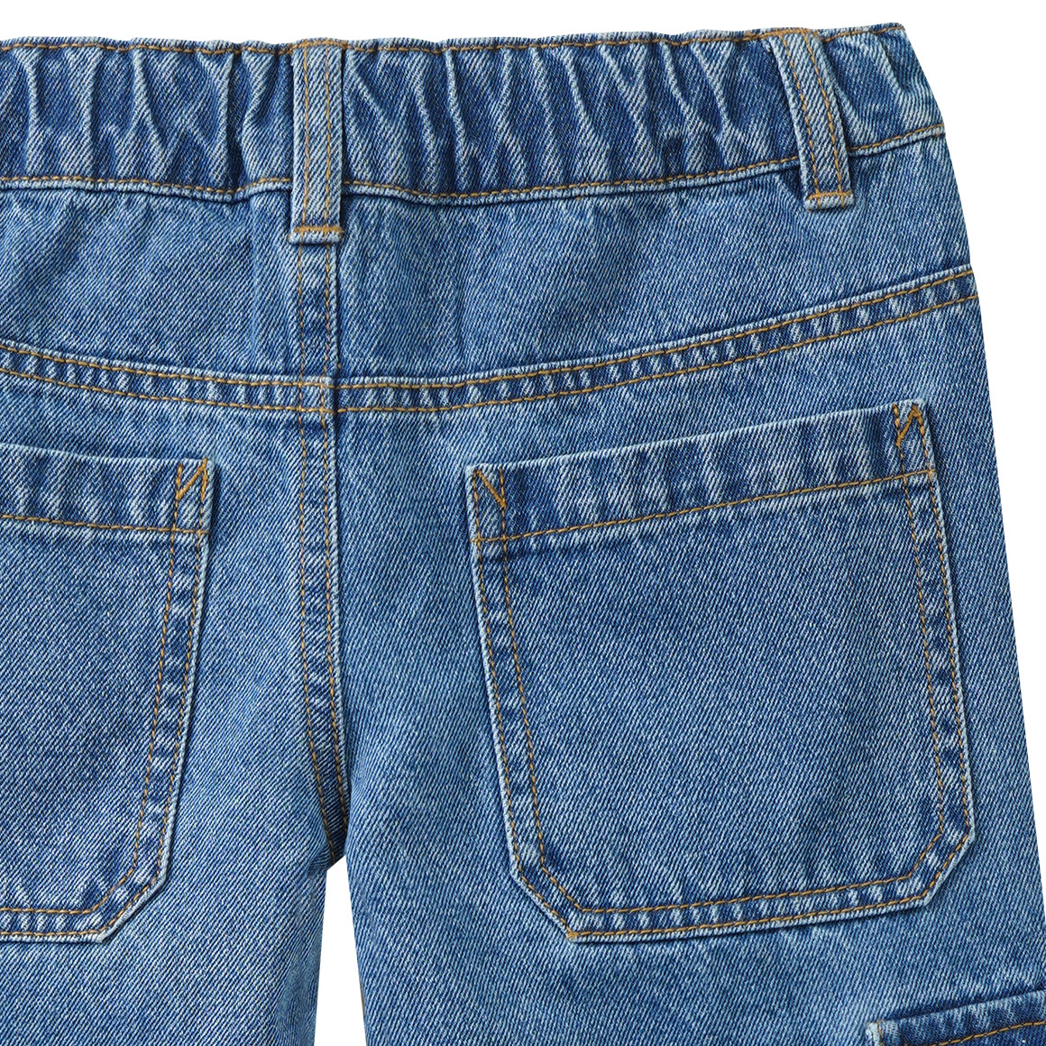 Jungen Cargo-Jeans mit verstellbarem Bund