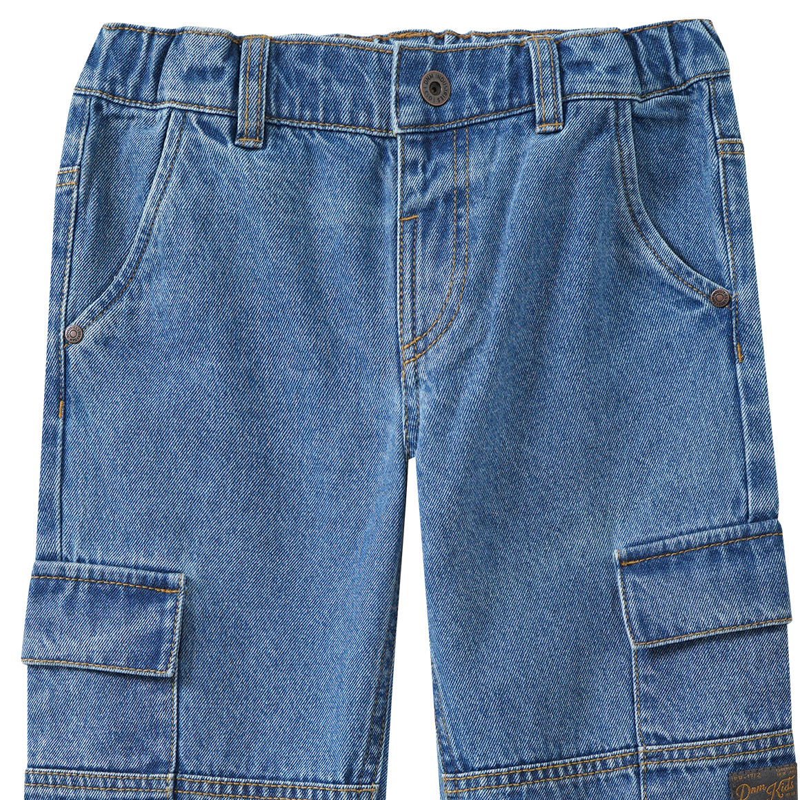 Jungen Cargo-Jeans mit verstellbarem Bund